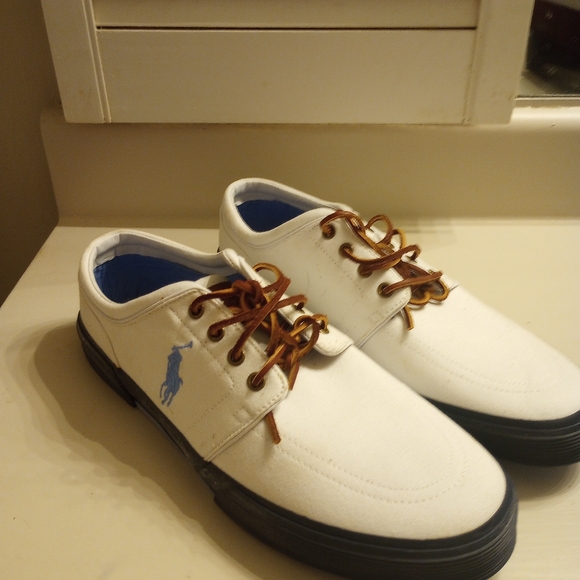 Polo Ralph Lauren Faxon Low Canvas men's boat/deck shoes - Picture 4 of 14